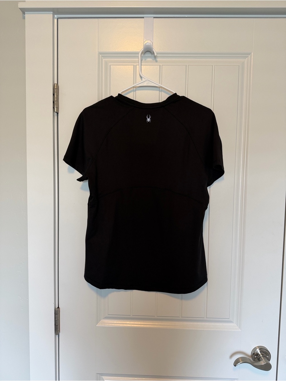 Spyder Women's Ribbed Short-Sleeve Top Sz M - Picture 5 of 5